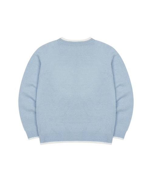 LUVISTRUE(ラヴイズトゥルー)の「PA 82 KNIT(ニット/セーター・レディース・ネイビー/スカイブルー・FREE)」の12枚目の写真