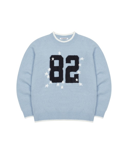 LUVISTRUE(ラヴイズトゥルー)の「PA 82 KNIT(ニット/セーター・レディース・ネイビー/スカイブルー・FREE)」の11枚目の写真