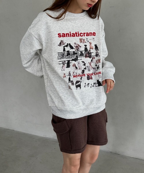 MYMOOD.（マイムード）の「アニマル柄ビッグシルエットスウェット（スウェット・レディース・オートミール・FREE）」の14枚目の写真