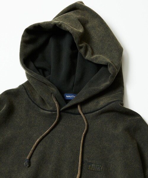 NAUTICA(ノーティカ)の「NAUTICA/ノーティカ Bleach Washed Hidden Logo Sweat Hoodie/ブリーチ ウォッシュド ヒドゥンロゴ スウェットフーディ(パーカー・メンズ・ブラック/ネイビー/レッド/グレー・X-LARGE/LARGE/MEDIUM/SMALL)」の7枚目の写真