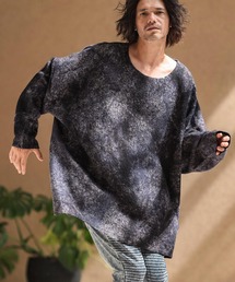mlt4898-Dark Tone Boucle Pullover ブークレプルオーバー