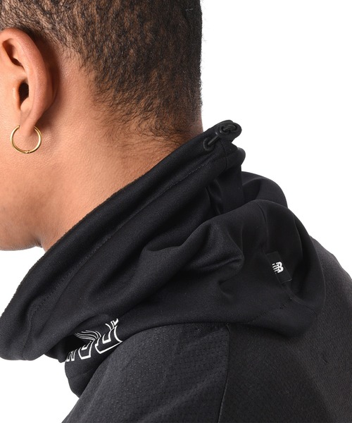 NEW BALANCE（ニューバランス）の「フリースネックカバー（ネックウォーマー/スヌード・メンズ・ブラック×グレー/ブラック・ONE SIZE）」の8枚目の写真