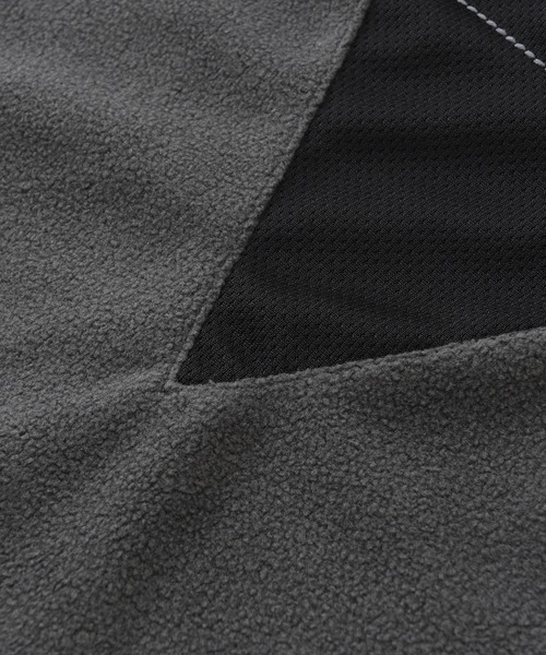 NEW BALANCE（ニューバランス）の「フリースネックカバー（ネックウォーマー/スヌード・メンズ・ブラック×グレー/ブラック・ONE SIZE）」の6枚目の写真