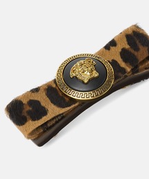 VERSACE | レオパード ジャンニ リボンヘア クリップ(バレッタ/ヘアクリップ)
