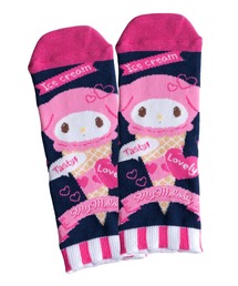 sanrio（サンリオ）の「Sanrio サンリオ キャラクターズ フードカフェ ハローキティ マイメロディ クロミ シナモン アンクルソックス 子供用 くるぶし 靴下 15cm～20cm（ソックス/靴下・キッズ）」