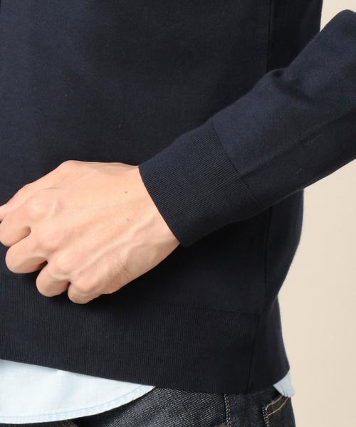 BEAUTY&YOUTH UNITED ARROWS（ビューティーアンドユースユナイテッドアローズ）の「BY スーピマ コットン Vカーディガン◆（カーディガン/ボレロ・メンズ・グレー/ネイビー・MEDIUM/SMALL/LARGE/X-LARGE）」の3枚目の写真