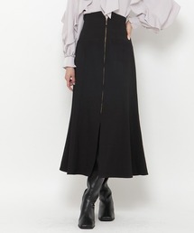 フロントジップマーメイドスカート