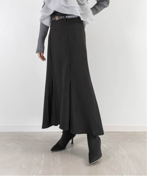 RANDA（ランダ）の「ベルト付きハイウエストマーメイドスカート（スカート・レディース・ブラウン/ブラック/ミックスグレー・0/1）」の4枚目の写真