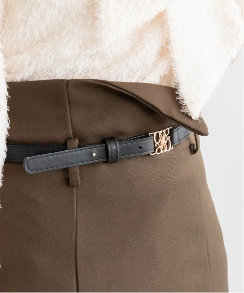 RANDA（ランダ）の「ベルト付きハイウエストマーメイドスカート（スカート・レディース・ブラウン/ブラック/ミックスグレー・0/1）」の14枚目の写真