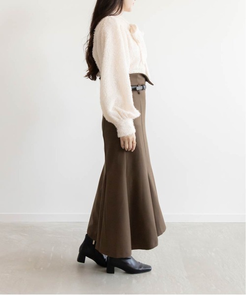 RANDA（ランダ）の「ベルト付きハイウエストマーメイドスカート（スカート・レディース・ブラウン/ブラック/ミックスグレー・0/1）」の19枚目の写真