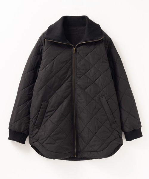 セール】【軽量 撥水】nAvy 裏フリース キルトブルゾン アウター
