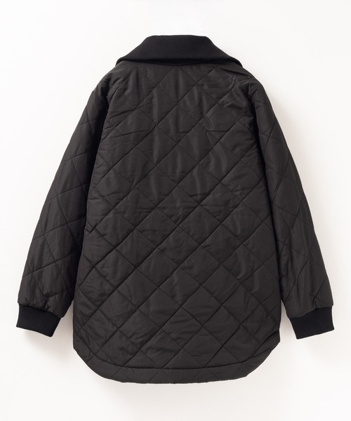 セール】【軽量 撥水】nAvy 裏フリース キルトブルゾン アウター
