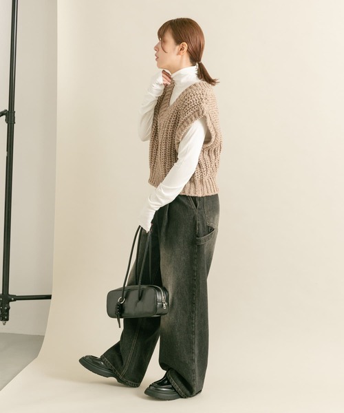 KBF（ケイビーエフ）の「タートルベーシックカットソー（Tシャツ/カットソー・レディース・ブルー/オフホワイト/グレー・ONE）」の4枚目の写真