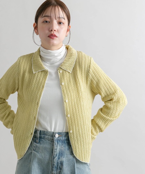 KBF（ケイビーエフ）の「タートルベーシックカットソー（Tシャツ/カットソー・レディース・ブルー/オフホワイト/グレー・ONE）」の6枚目の写真