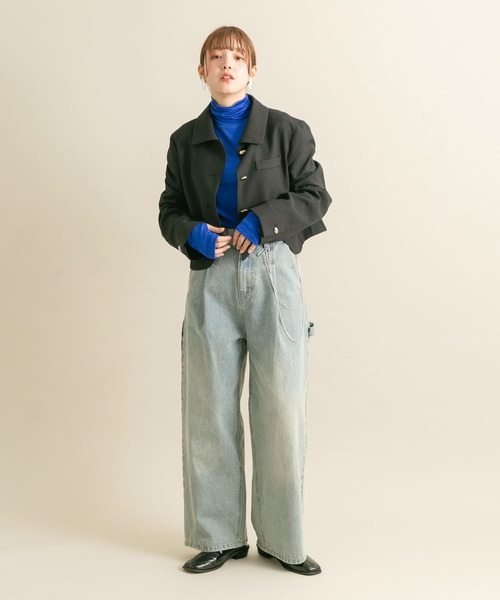 KBF（ケイビーエフ）の「タートルベーシックカットソー（Tシャツ/カットソー・レディース・ブルー/オフホワイト/グレー・ONE）」の11枚目の写真