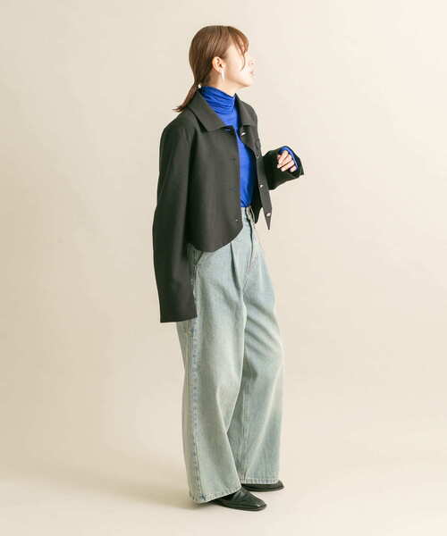 KBF（ケイビーエフ）の「タートルベーシックカットソー（Tシャツ/カットソー・レディース・ブルー/オフホワイト/グレー・ONE）」の12枚目の写真