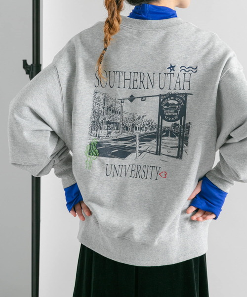 KBF（ケイビーエフ）の「タートルベーシックカットソー（Tシャツ/カットソー・レディース・ブルー/オフホワイト/グレー・ONE）」の17枚目の写真