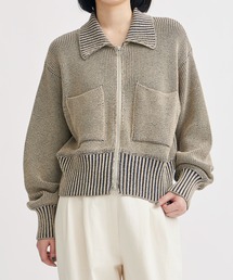 WRAPINKNOT | 【WRAPINKNOT/ラッピンノット】別注ジップクロップドトップス(ニット/セーター)