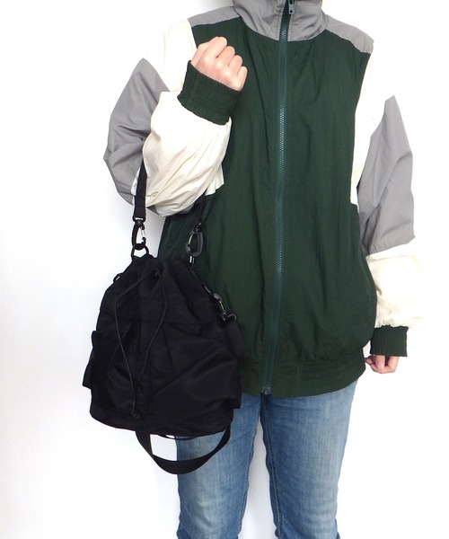 AVALON(U.Q)(アバロン)の「アウトポケットショルダーバック(ショルダーバッグ・レディース・ベージュ/ブラック/カーキ・FREE)」の13枚目の写真