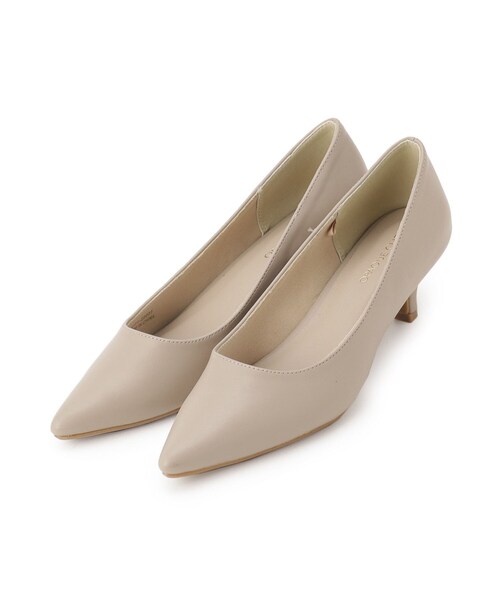 OPAQUE.CLIP（オペークドットクリップ）の「【抗菌防臭加工/低反発クッション】名品　ポインテッドトゥパンプス（パンプス・レディース・ブラック/ベージュ/ライトイエロー系/シルバー・01/02/03）」の3枚目の写真