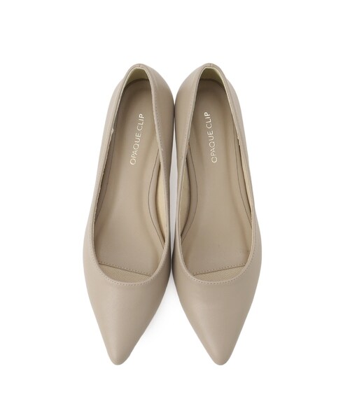 OPAQUE.CLIP（オペークドットクリップ）の「【抗菌防臭加工/低反発クッション】名品　ポインテッドトゥパンプス（パンプス・レディース・ブラック/ベージュ/ライトイエロー系/シルバー・01/02/03）」の9枚目の写真