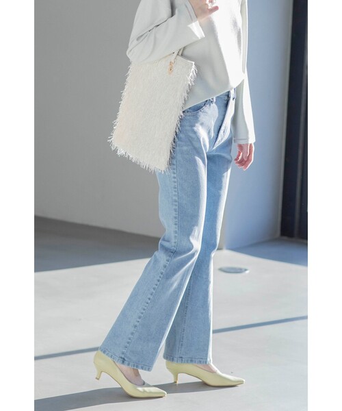 OPAQUE.CLIP（オペークドットクリップ）の「【抗菌防臭加工/低反発クッション】名品　ポインテッドトゥパンプス（パンプス・レディース・ブラック/ベージュ/ライトイエロー系/シルバー・01/02/03）」の15枚目の写真