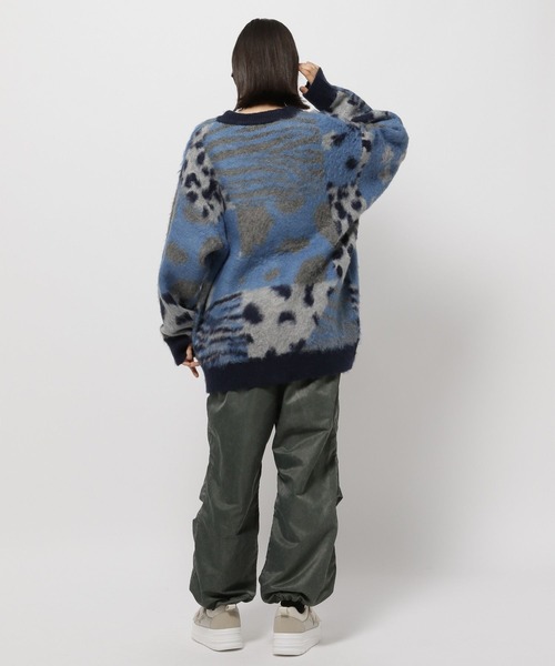 niko and...(ニコアンド)の「レオパードフラワーMIXカーディガン(カーディガン/ボレロ・レディース・ブラウン/グレー/ブルー・FREE)」の16枚目の写真