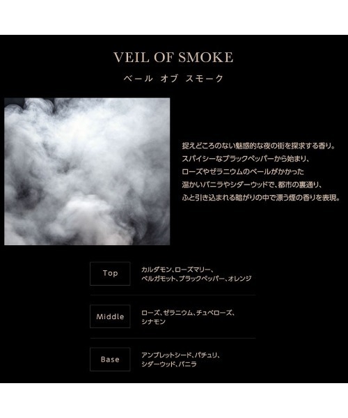 SELF REFLECTION / ザ フレグランス VEIL OF SMOKE（香水）｜SELF
