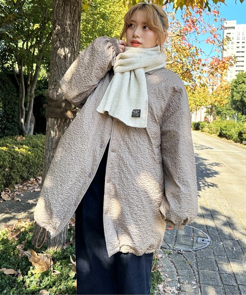 DOUBLE NAME（ダブルネーム）の「ラメニットワッチ＆マフラーセット（マフラー・レディース・オフホワイト/ブルー/グレー・FREE）」の8枚目の写真