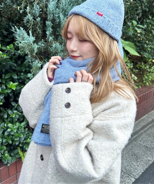 DOUBLE NAME（ダブルネーム）の「ラメニットワッチ＆マフラーセット（マフラー・レディース・オフホワイト/ブルー/グレー・FREE）」の18枚目の写真