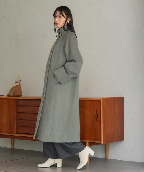 TRUDEA（トルディア）の「スタンドマニッシュコート（その他アウター・レディース・イエロー/カーキ/グレイッシュベージュ・SMALL/MEDIUM/LARGE）」の18枚目の写真