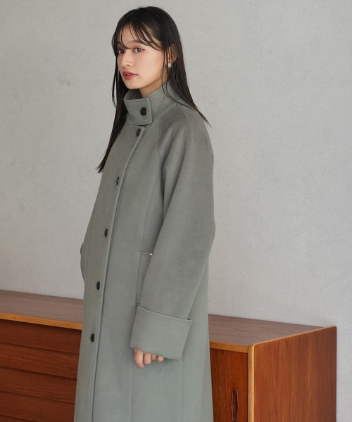 TRUDEA（トルディア）の「スタンドマニッシュコート（その他アウター・レディース・イエロー/カーキ/グレイッシュベージュ・SMALL/MEDIUM/LARGE）」の11枚目の写真