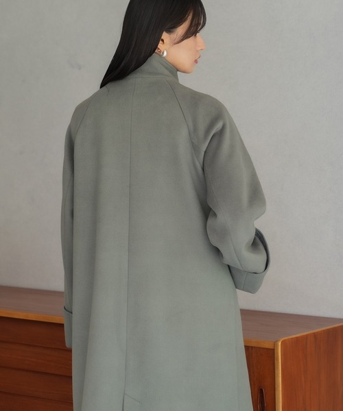 TRUDEA（トルディア）の「スタンドマニッシュコート（その他アウター・レディース・イエロー/カーキ/グレイッシュベージュ・SMALL/MEDIUM/LARGE）」の12枚目の写真