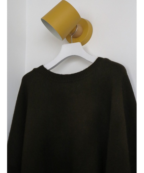 Katrin TOKYO(カトリーントーキョー)の「big crewneck knit(ニット/セーター・レディース・ピンク系/ダークオリーブ/アイボリー・XS/FREE)」の20枚目の写真