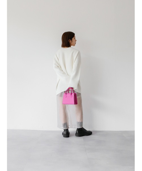 Katrin TOKYO(カトリーントーキョー)の「big crewneck knit(ニット/セーター・レディース・ピンク系/ダークオリーブ/アイボリー・XS/FREE)」の9枚目の写真