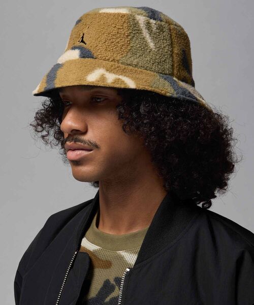 JORDAN BRAND（ジョーダンブランド）の「ジョーダン エイペックス ウィンター バケットハット / Jordan Apex Winter Bucket Hat FZ2054-010 Black（ハット・メンズ・ブラック・S/M/L）」の11枚目の写真