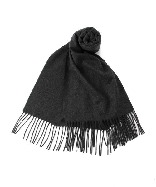 BEAUTY&YOUTH UNITED ARROWS(ビューティーアンドユースユナイテッドアローズ)の「BY カシミヤ ソリッド ビッグ ストール◆(マフラー・メンズ・ダークグレー/ネイビー・フリー)」の11枚目の写真