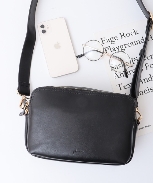 Pisoraro スムース お財布ショルダーバッグ（ショルダーバッグ）｜FUNALIVE（ファンアライブ）