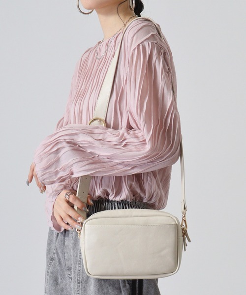 Pisoraro スムース お財布ショルダーバッグ（ショルダーバッグ）｜FUNALIVE（ファンアライブ）