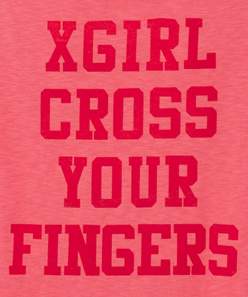 Champion（チャンピオン）の「X-girl×CHAMPION TWIST S/S TEE（Tシャツ/カットソー・レディース・ホワイト/レッド/アッシュ/ネイビー・2/1）」の11枚目の写真