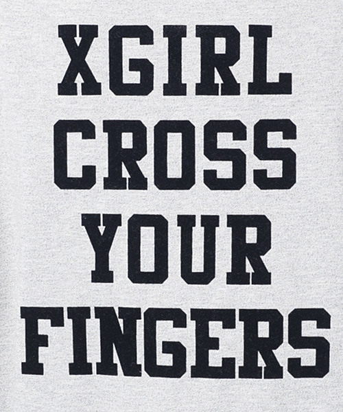 Champion（チャンピオン）の「X-girl×CHAMPION TWIST S/S TEE（Tシャツ/カットソー・レディース・ホワイト/レッド/アッシュ/ネイビー・2/1）」の12枚目の写真