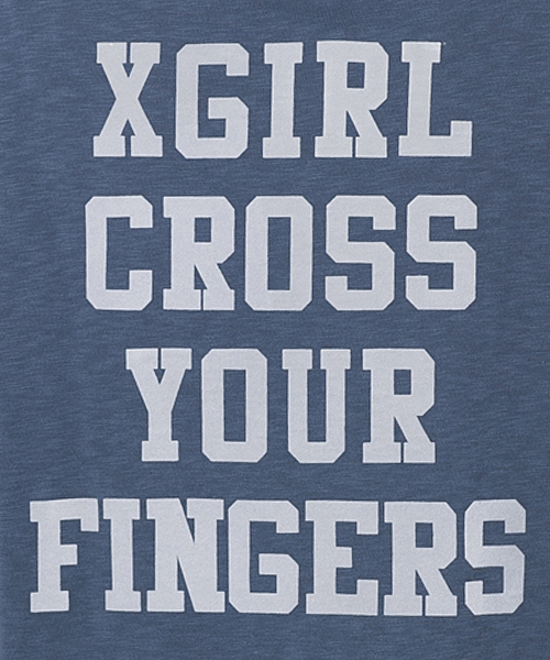 Champion（チャンピオン）の「X-girl×CHAMPION TWIST S/S TEE（Tシャツ/カットソー・レディース・ホワイト/レッド/アッシュ/ネイビー・2/1）」の13枚目の写真