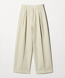6 | ＜6(ROKU)＞コットンレーヨン タックパンツ(その他パンツ)