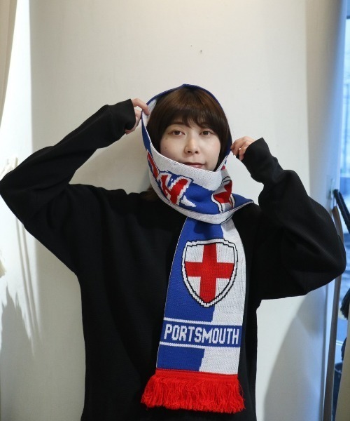 【Football Scarf】フットボールマフラー Portsmouth ポーツマスFC(マフラー)|fridge(フリッジ)