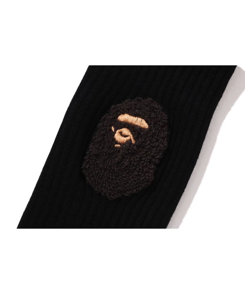 A BATHING APE（アベイシングエイプ）の「BALLOON YARN APE HEAD SOCKS（ソックス/靴下・メンズ・ブルー/ブラック/ホワイト/レッド・LARGE/MEDIUM）」の10枚目の写真