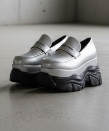 LOVEHUNTER/+9.5cm 軽量厚底 スニーカーソールローファー(2202)