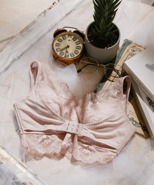 northerly（ノーザリー）の「毎日らくちん、楽しくバストケアもちもちナイトブラ（ナイトブラ・レディース・ピンク/グレー・MEDIUM/X-LARGE/LARGE）」の8枚目の写真