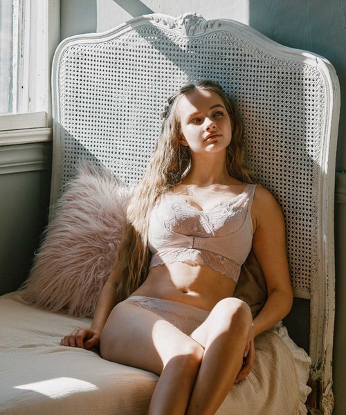 northerly（ノーザリー）の「毎日らくちん、楽しくバストケアもちもちナイトブラ（ナイトブラ・レディース・ピンク/グレー・MEDIUM/X-LARGE/LARGE）」の15枚目の写真