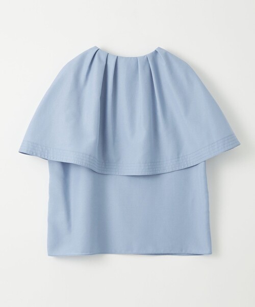EMMEL REFINES EM ステッチ ケープ ブラウス EMMEL REFINES＞EM ステッチ ケープ ブラウス