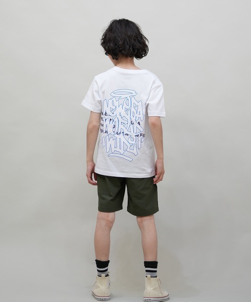 NEW ERA（ニューエラ）の「NEW ERA/ニューエラ YTH SS CT TEE TAGGING LO キッズ Tシャツ 14414383/14414385（Tシャツ/カットソー・キッズ・ホワイト/ブラック・130cm/160cm/150cm/140cm）」の15枚目の写真